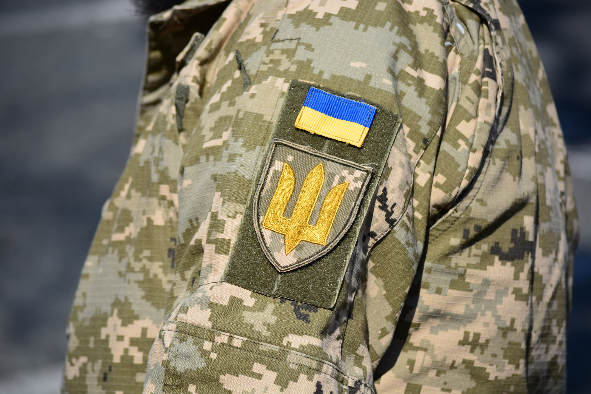 український військовий у формі