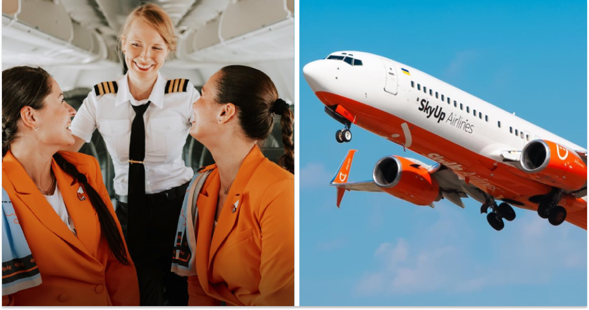 SkyUp Airlines, колаж