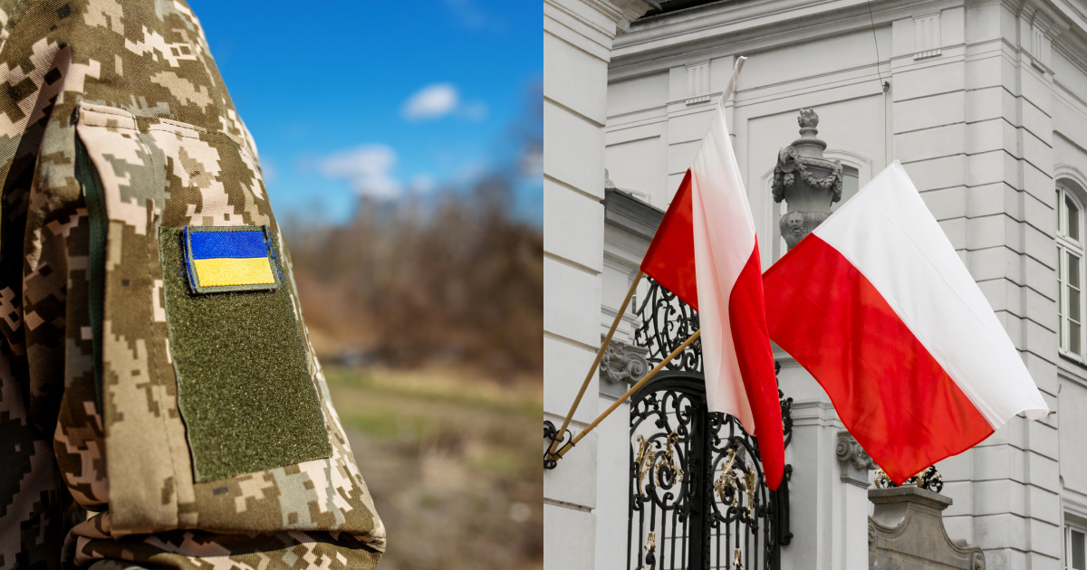 український військовий, польща